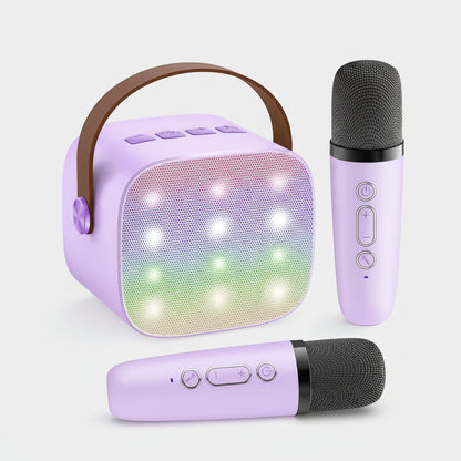 Karaoke Machine Bluetooth Portable Speaker Wireless Microphones