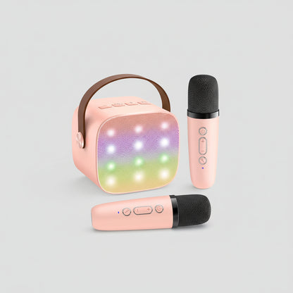 Karaoke Machine Bluetooth Portable Speaker Wireless Microphones