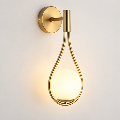 Minimalistisk accentvæglampe med varmt, stemningsfuldt lys og moderne design