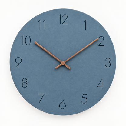 Modern Minimalist Wall Clock Battery Operated Nordic Design