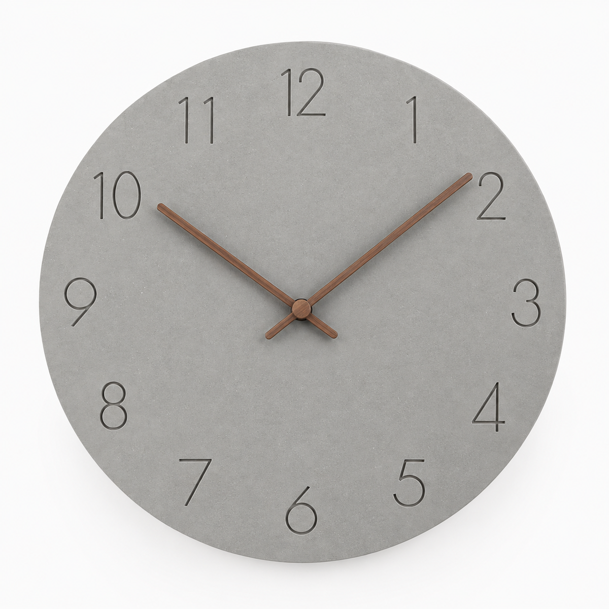 Modern Minimalist Wall Clock Battery Operated Nordic Design