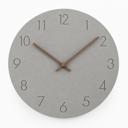 Modern Minimalist Wall Clock Battery Operated Nordic Design