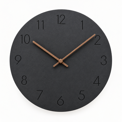 Modern Minimalist Wall Clock Battery Operated Nordic Design