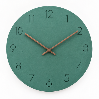 Modern Minimalist Wall Clock Battery Operated Nordic Design