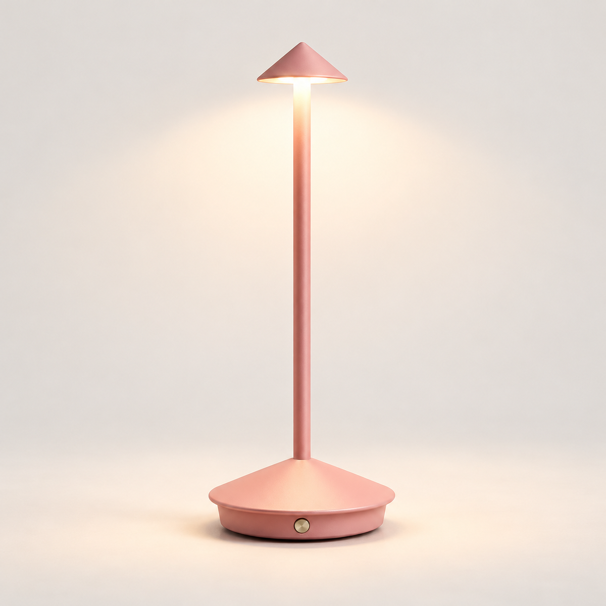 Moderne genopladelig vandtæt bordlampe med touchbetjening