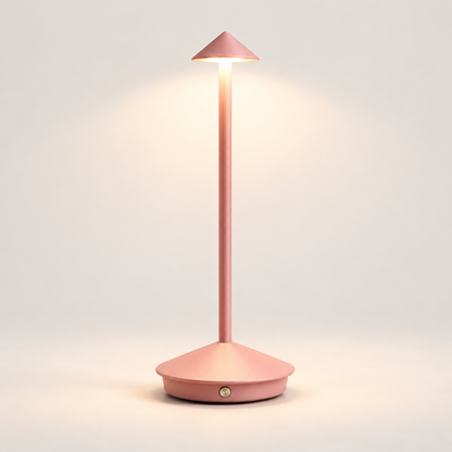 Moderne genopladelig vandtæt bordlampe med touchbetjening