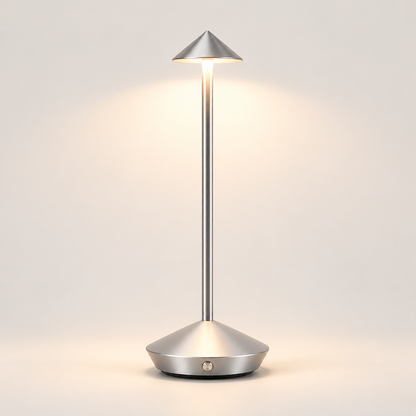 Moderne genopladelig vandtæt bordlampe med touchbetjening