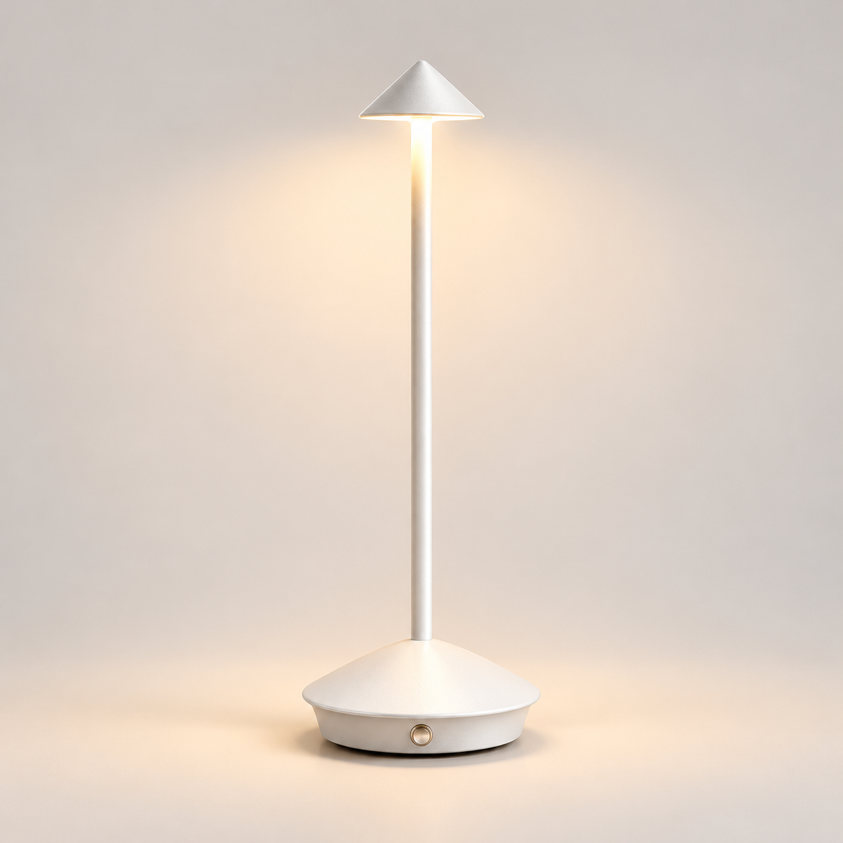 Moderne genopladelig vandtæt bordlampe med touchbetjening
