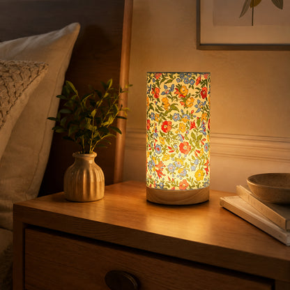 Moderne Holz-Tischlampe | USB-betriebenes Nachttischlicht