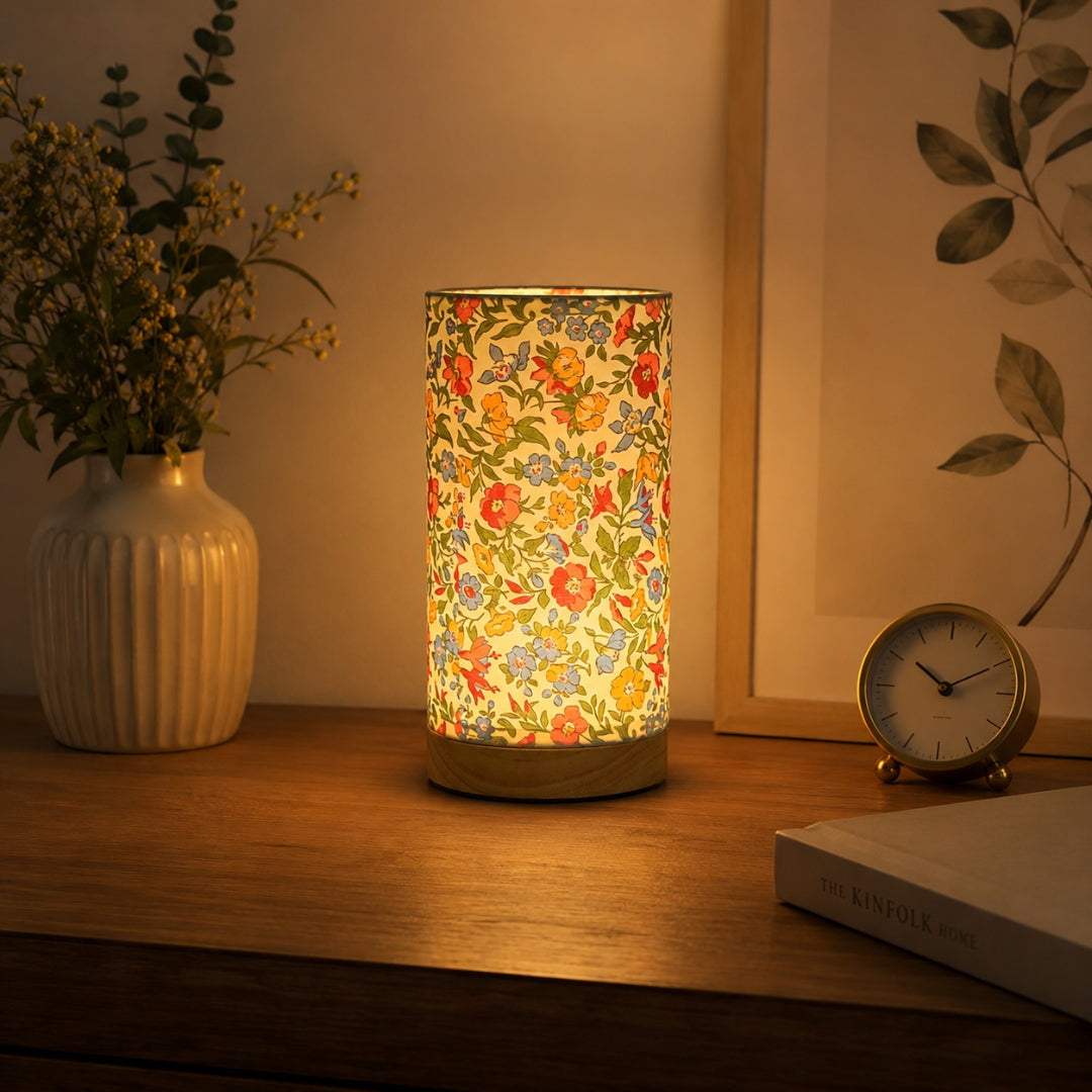 Moderne Holz-Tischlampe | USB-betriebenes Nachttischlicht