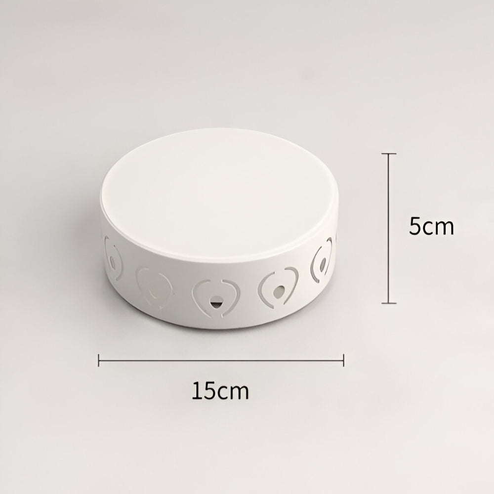Lumină de Plafon LED Modernă cu Cristale, Montare Rotundă pentru Hol