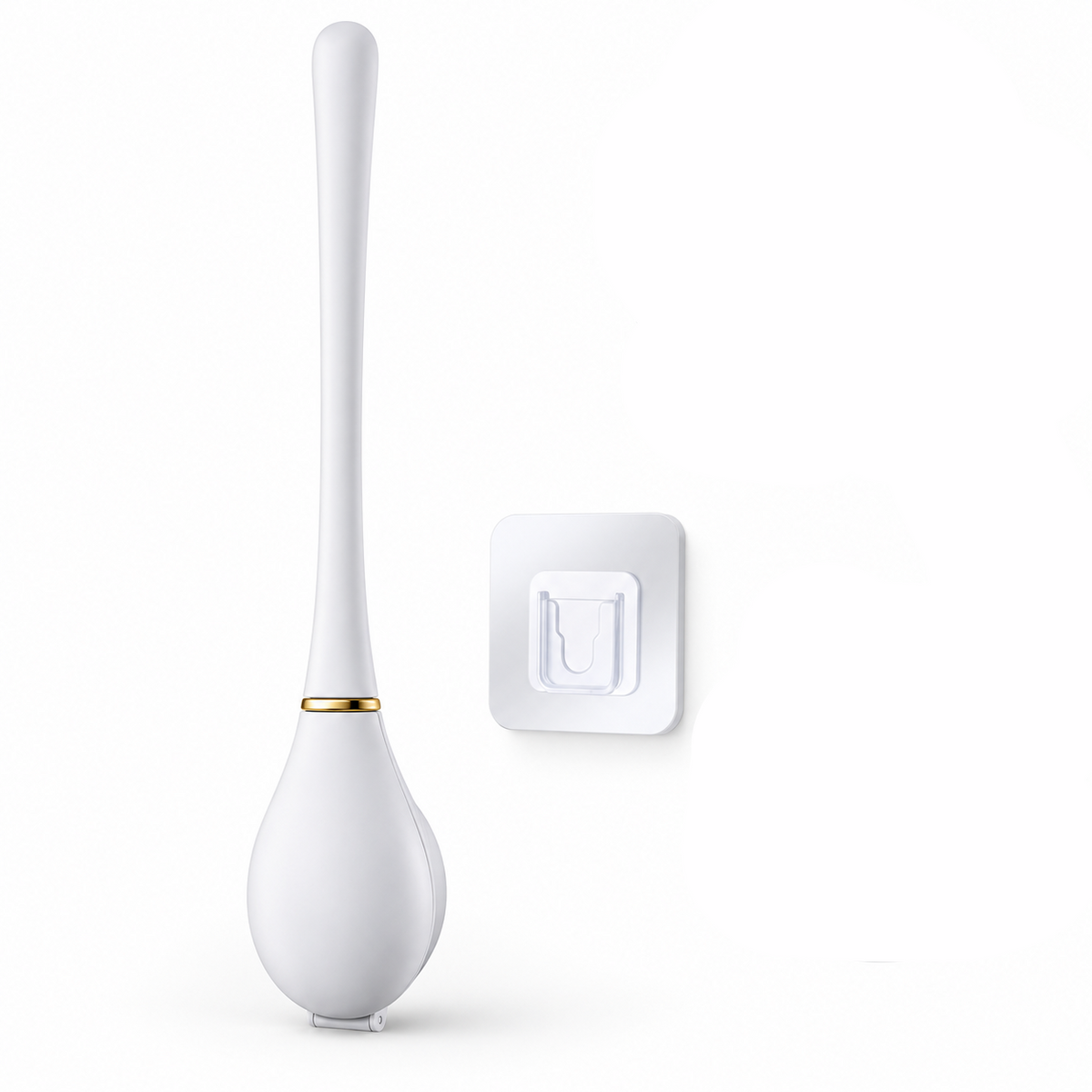 Mold Resistant Toilet Brush Wall Mounted Flexible Design