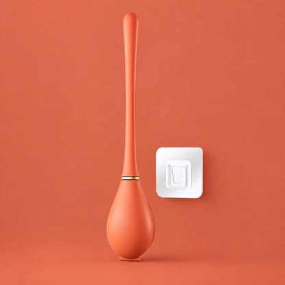 Mold Resistant Toilet Brush Wall Mounted Flexible Design