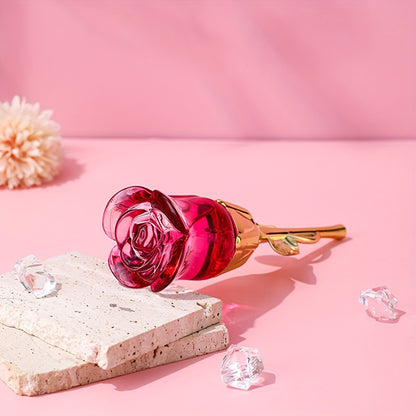 Perfume Regalo Día de la Madre Fragancia Floral Botella de Rosa con Spray
