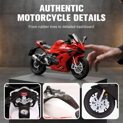 Motorradmodell 1:12 Maßstab Legierung Druckguss Display