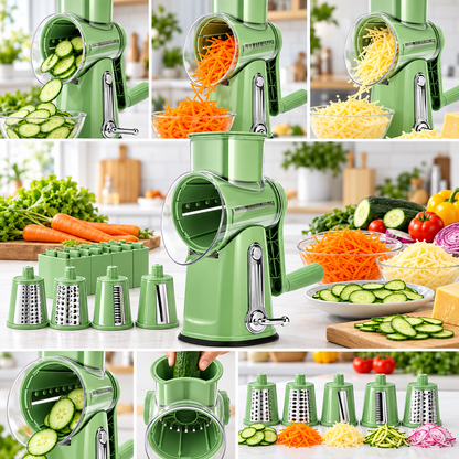 Multi Functional Rotary Kitchen Tool Uniform Slice Slicer