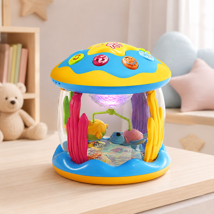 Musical Carousel Infant Toy Baby Interactive Spinning Light