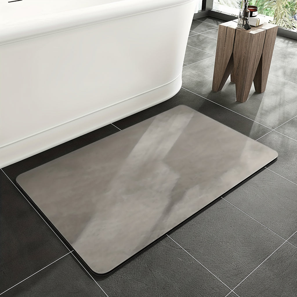 Bath Mat Non Slip Diatomaceous Stone Quick Dry Floor Rug