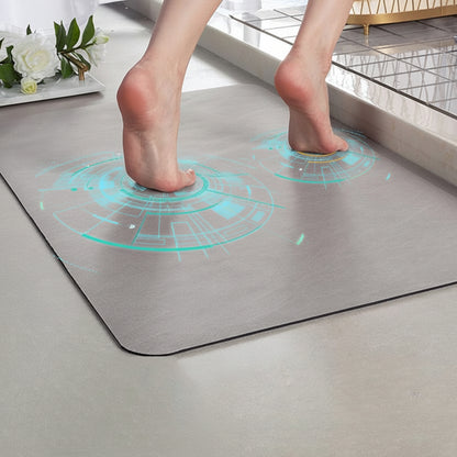 Bath Mat Non Slip Diatomaceous Stone Quick Dry Floor Rug