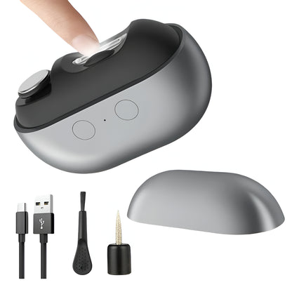 Cortador de Unhas Elétrico com LED Ferramenta de Higiene Recarrregável