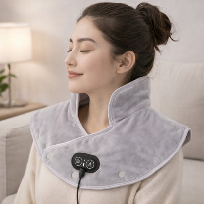 Elektrisk nakkebeskytter med varme til skuldermassage