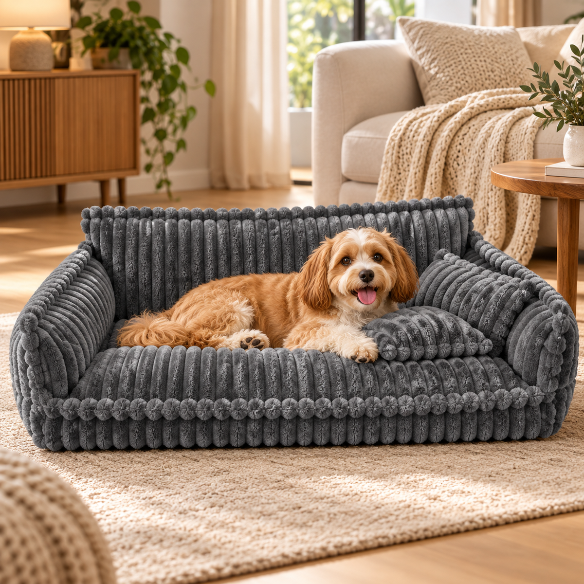 Non Slip Orthopedic Dog Bed Washable Sofa Cozy Design