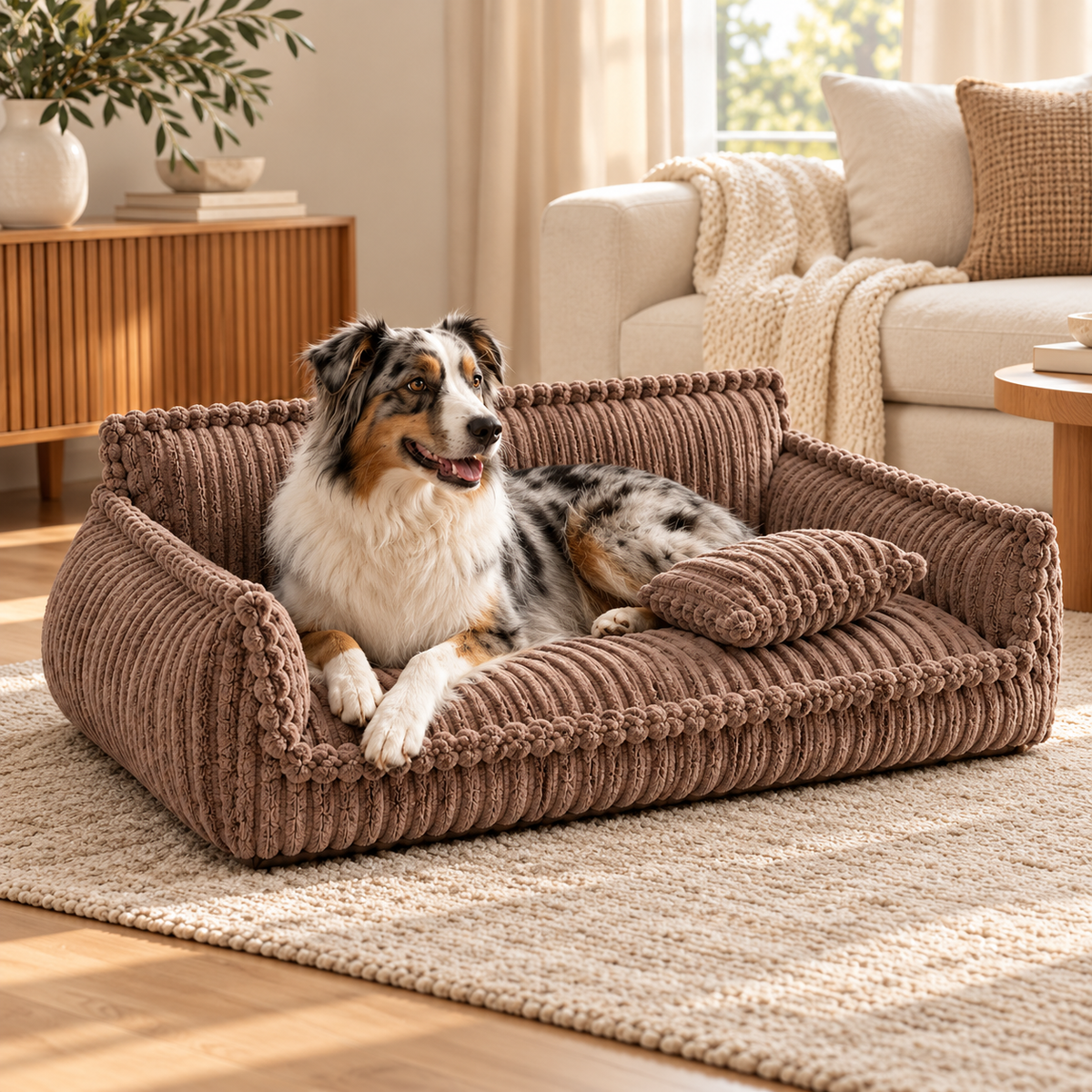 Non Slip Orthopedic Dog Bed Washable Sofa Cozy Design