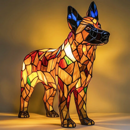 Bordlampe Dekorativ Harpiks Hundefigur Accentlys