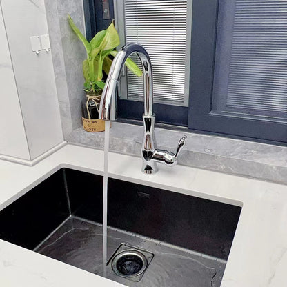 Torneira de Cozinha com Bica Extensível em Metal para Lavatório