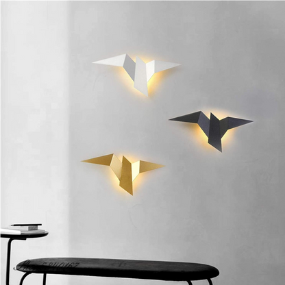Lampada da parete Origami | Applique LED moderna unica per interni