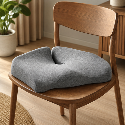 Orthopädisches Sitzkissen aus Memory-Schaum mit ergonomischem Design