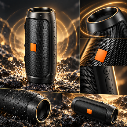 Outdoor Bluetooth Speaker Shockproof Portable Compact