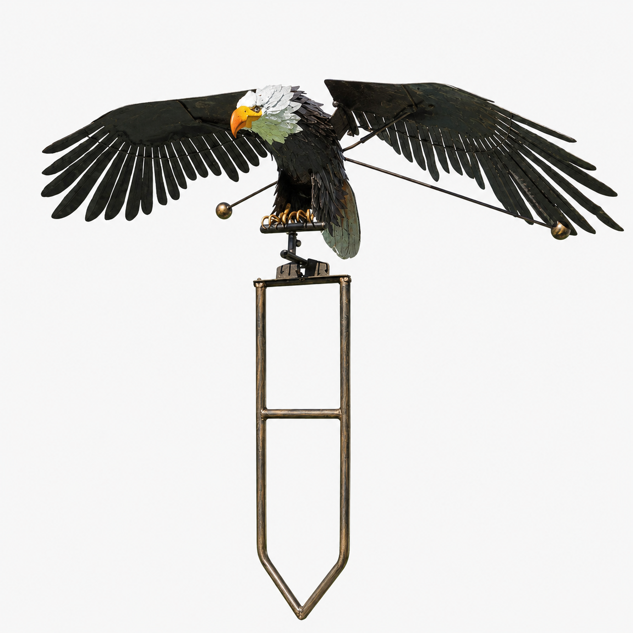 Outdoor Garden Bird Decoration Flapping Wings Design