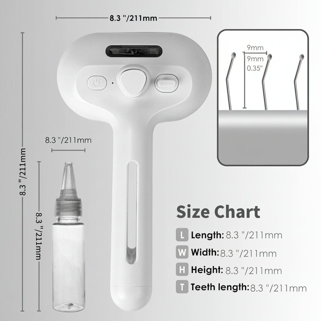 Cepillo para el cuidado de mascotas con autolimpieza, masaje de silicona y peine pulverizador