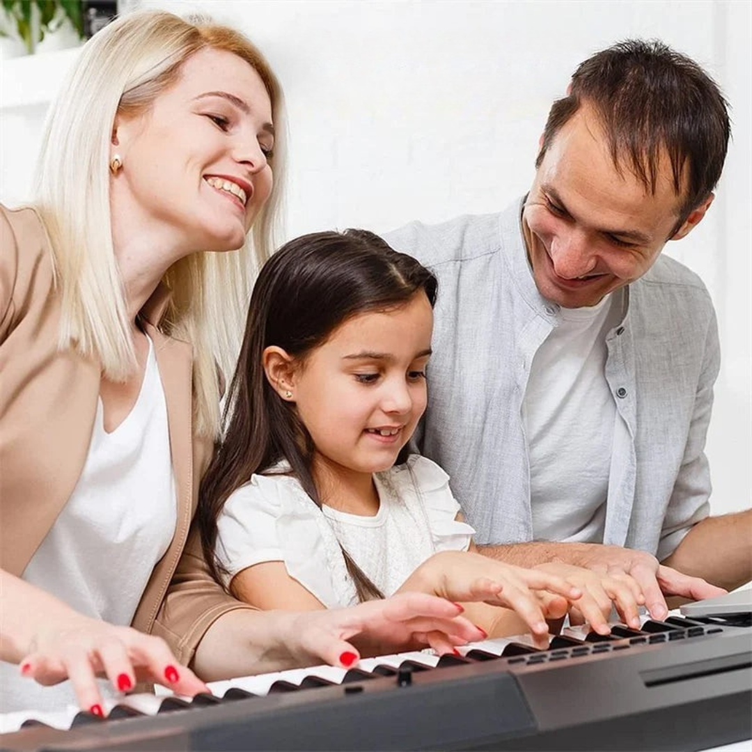Autocolantes para Teclado de Piano Silicone Etiquetas de Notas Aprendizagem de Teclas