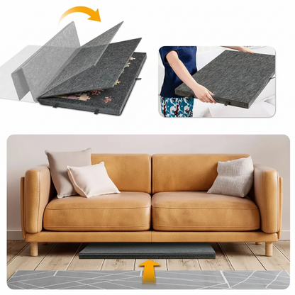 Tabuleiro de Puzzle com Gavetas Estojo Ajustável para Quebra-Cabeças