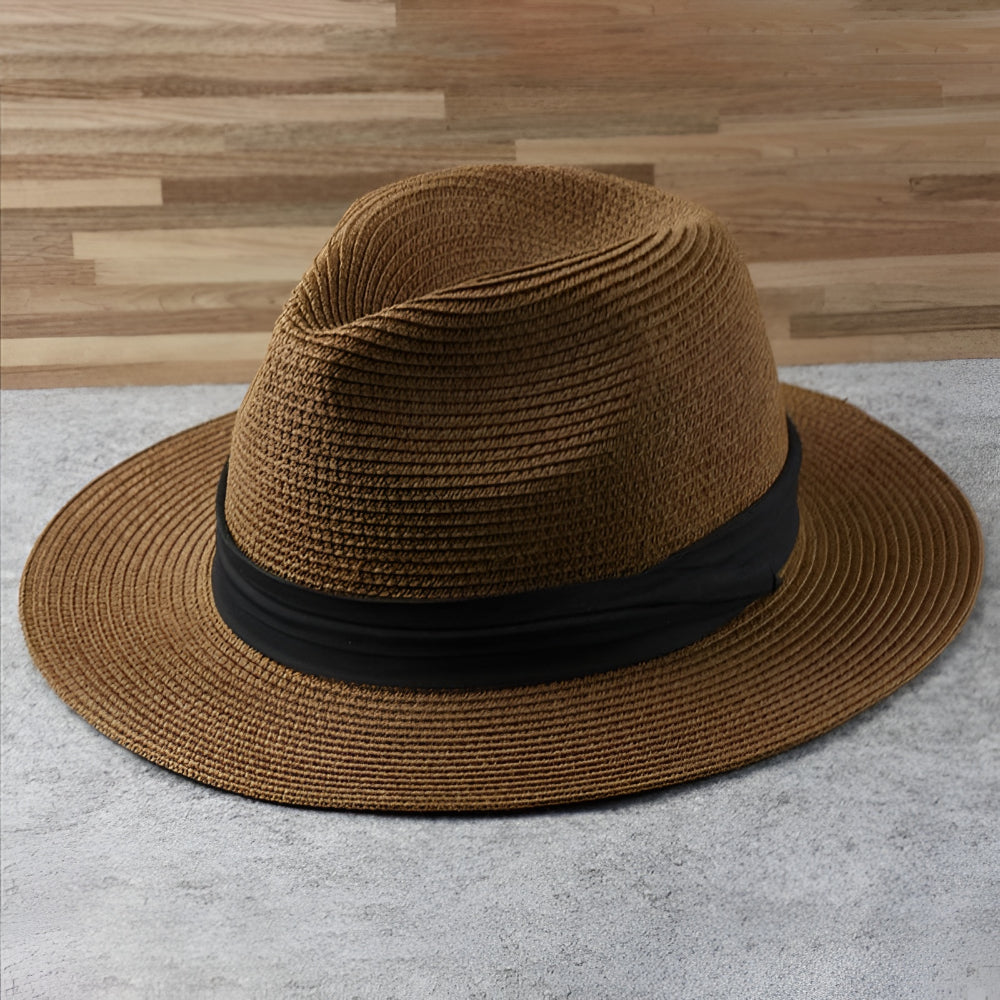 Pălărie Panama cu boruri largi Fedora de vară