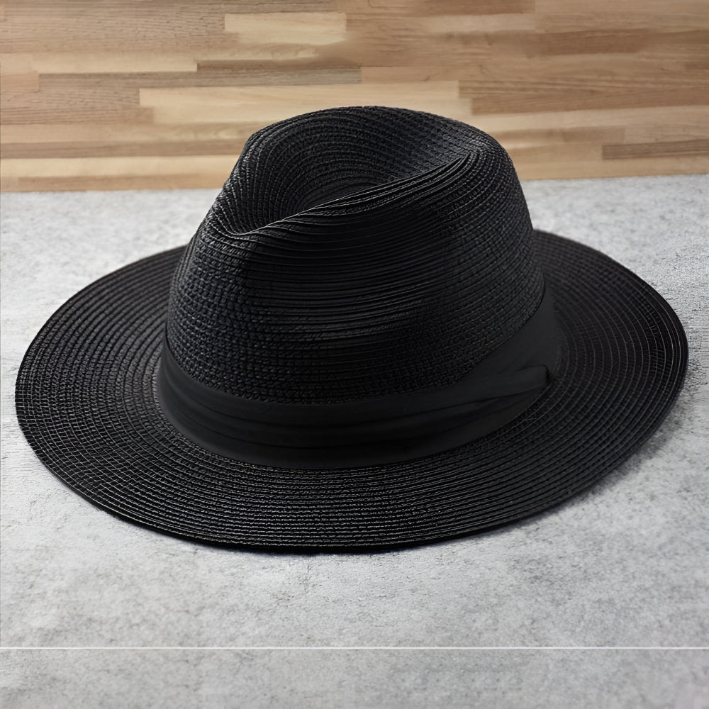 Pălărie Panama cu boruri largi Fedora de vară