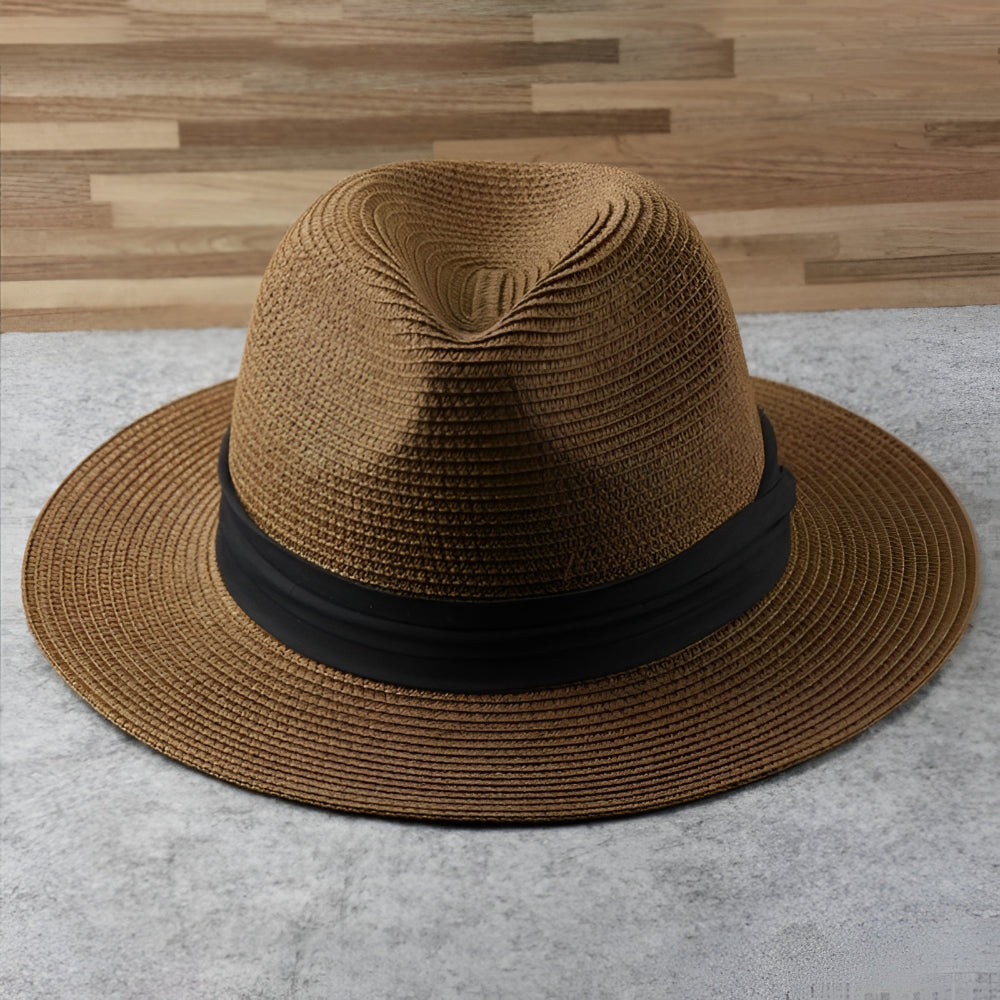 Pălărie Panama cu boruri largi Fedora de vară
