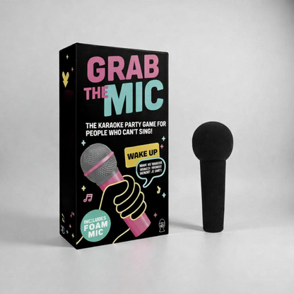 Jogo de Festa Microfone de Karaoke com Cartas para Desafio de Canto