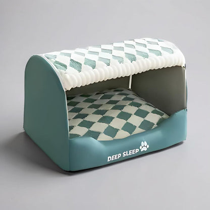 Cama para Animais de Estimação Almofadada Macia e Lavável Tapete de Dormir