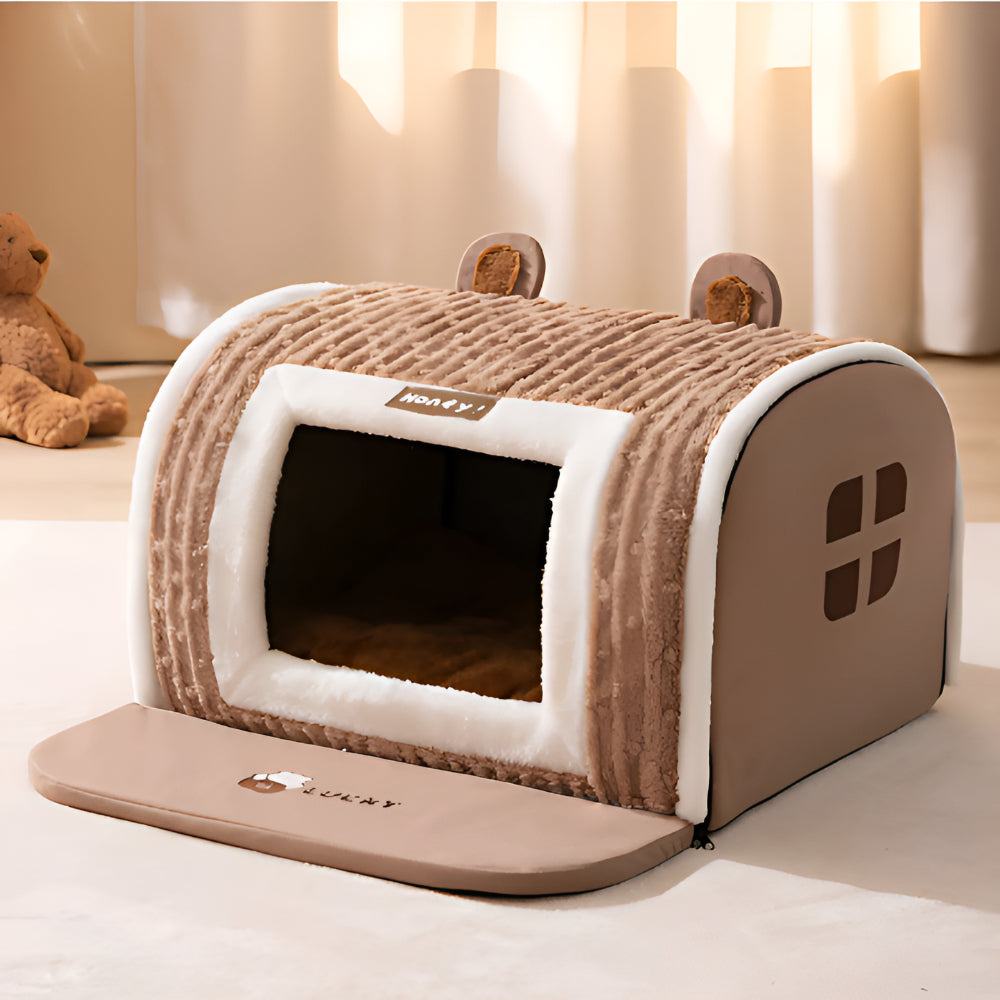 Cama para Animais de Estimação Almofadada Macia e Lavável Tapete de Dormir