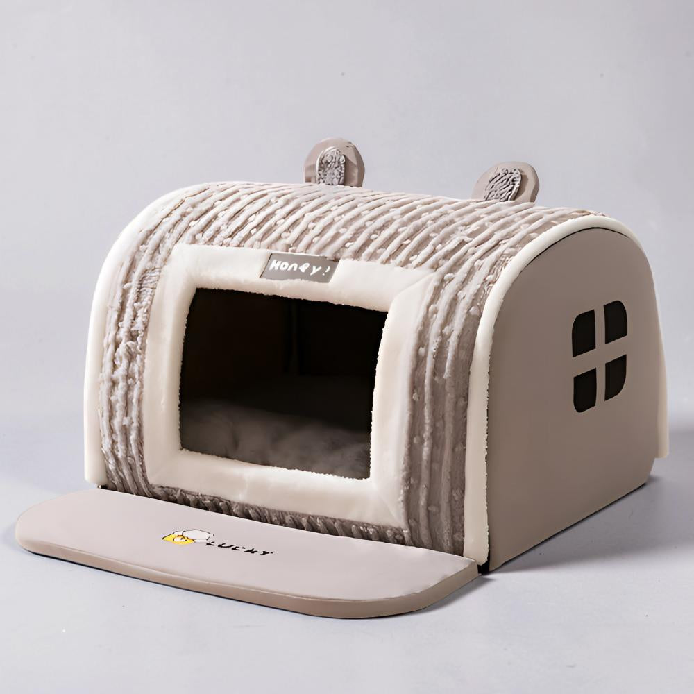 Cama para Animais de Estimação Almofadada Macia e Lavável Tapete de Dormir
