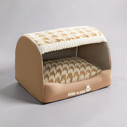 Cama para Animais de Estimação Almofadada Macia e Lavável Tapete de Dormir