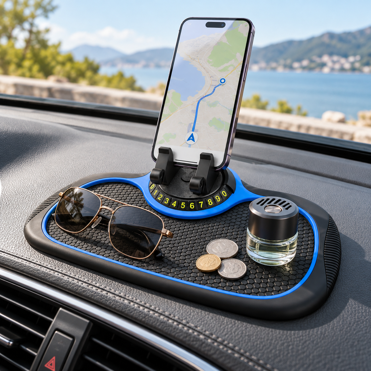 Soporte universal para teléfono de coche para salpicadero