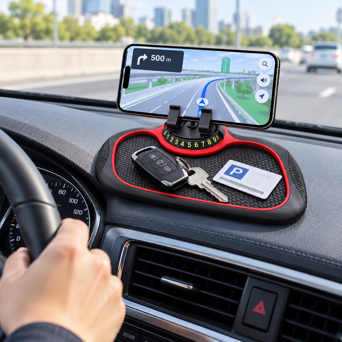 Soporte universal para teléfono de coche para salpicadero