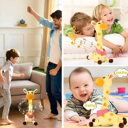 Plüschspielzeug Interaktive Singende Giraffe Kinder Musikalischer Begleiter