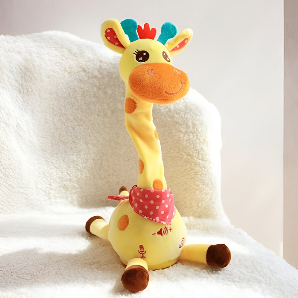 Plüschspielzeug Interaktive Singende Giraffe Kinder Musikalischer Begleiter