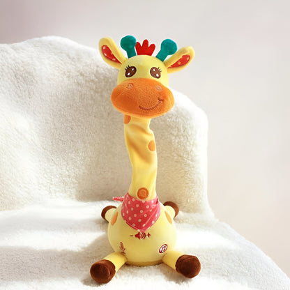 Plüschspielzeug Interaktive Singende Giraffe Kinder Musikalischer Begleiter