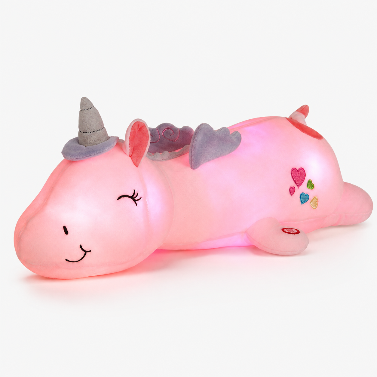 Plush Night Light Rainbow LED Cozy Sleep Toy